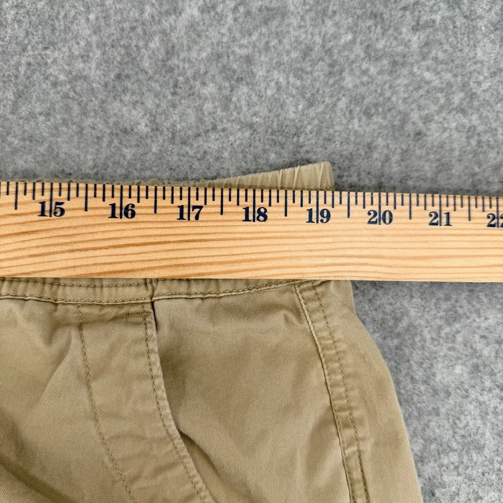 Polo Ralph Lauren Mens Cargo Jogger XL Tan Drawstring Elastic Waist Zip Hem